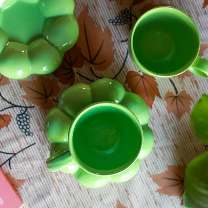 Bubble Buddy Cup & Saucer (Light Green) - Four Piece Set media 6