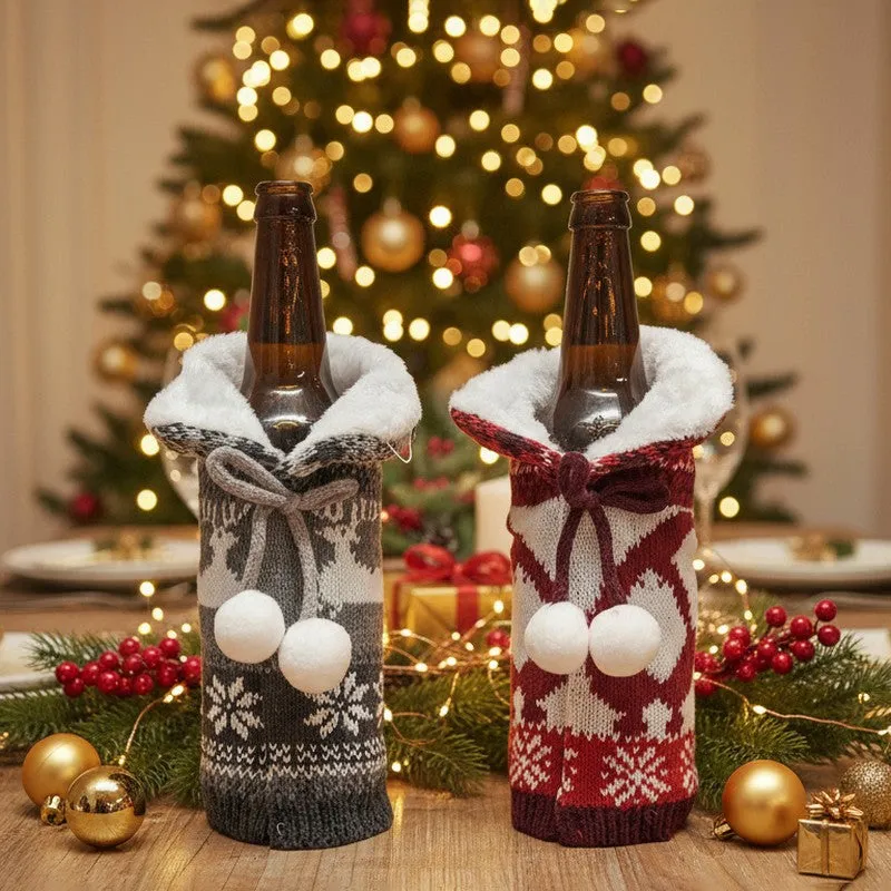 Twinkle Tide Holiday Bottle Christmas Ornament - Set Of Two media 1