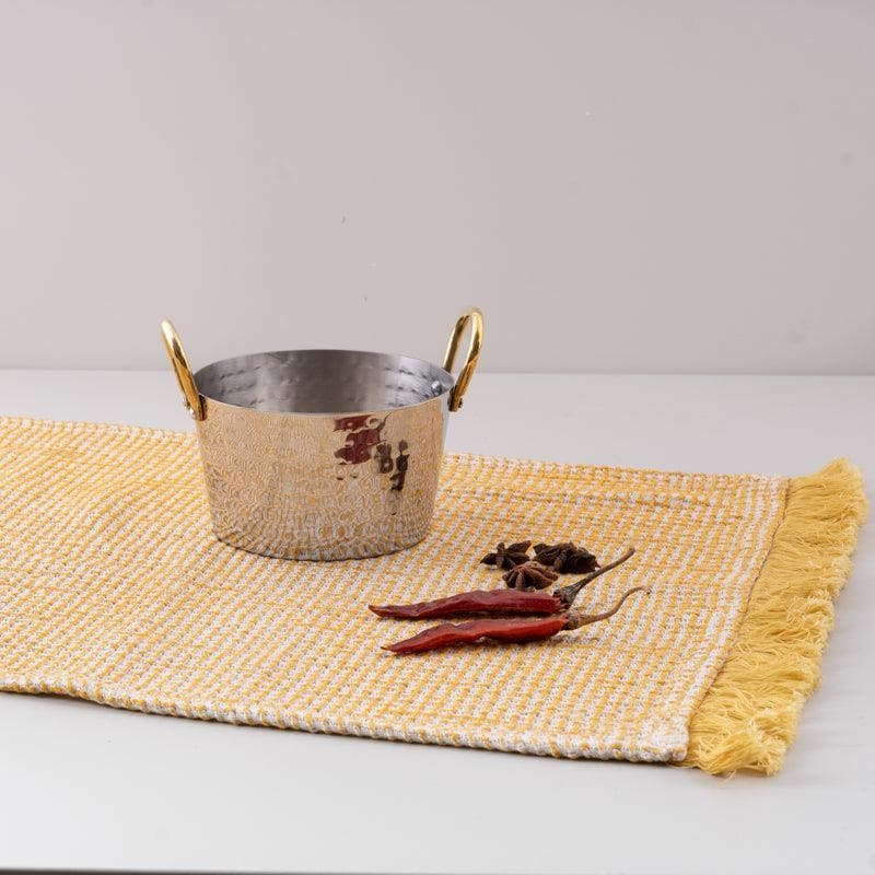 Vintage Allure Hammered Oval Serving Pot - 400 ML media 3