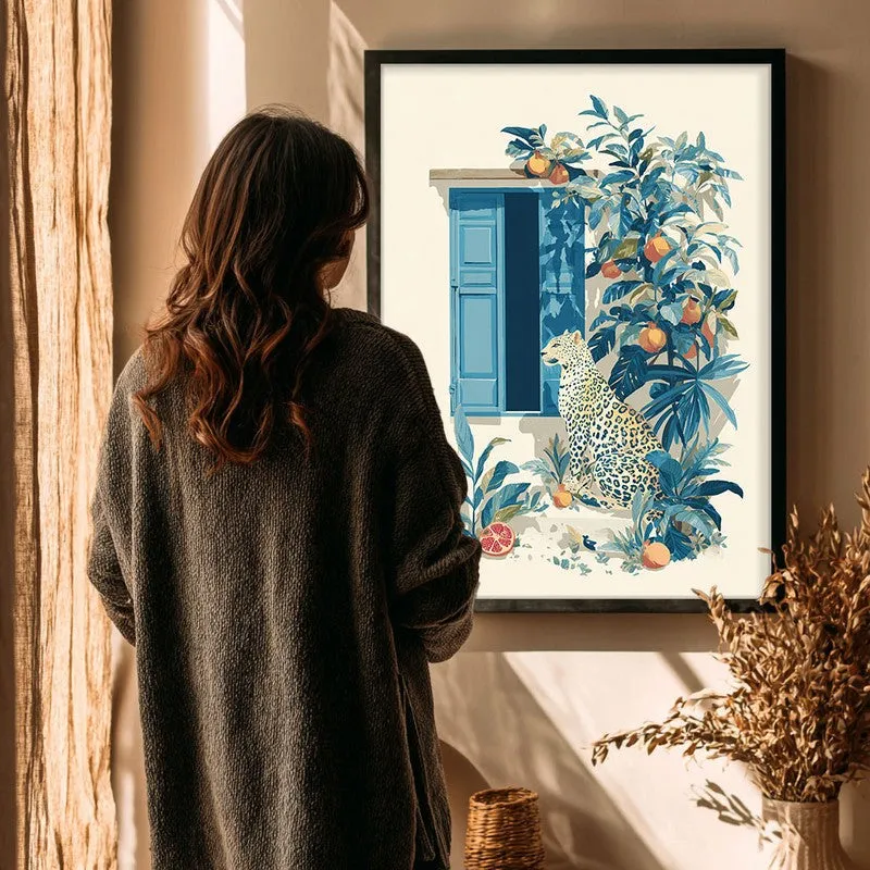 Elegant Wild Canvas Wall Painting - Black Frame media 4
