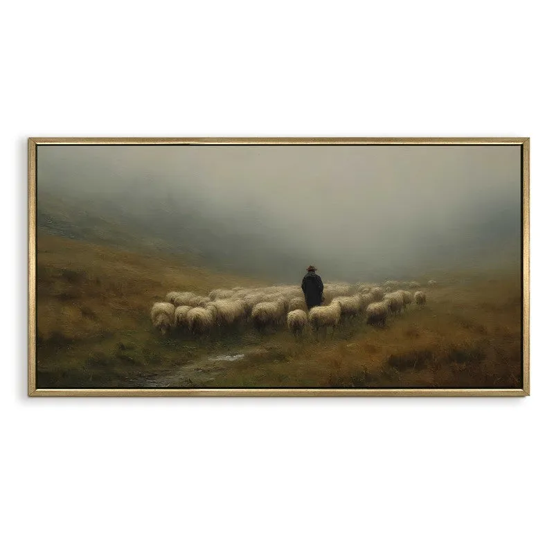 Highland Pasture Canvas Wall Painting With Frame media 3