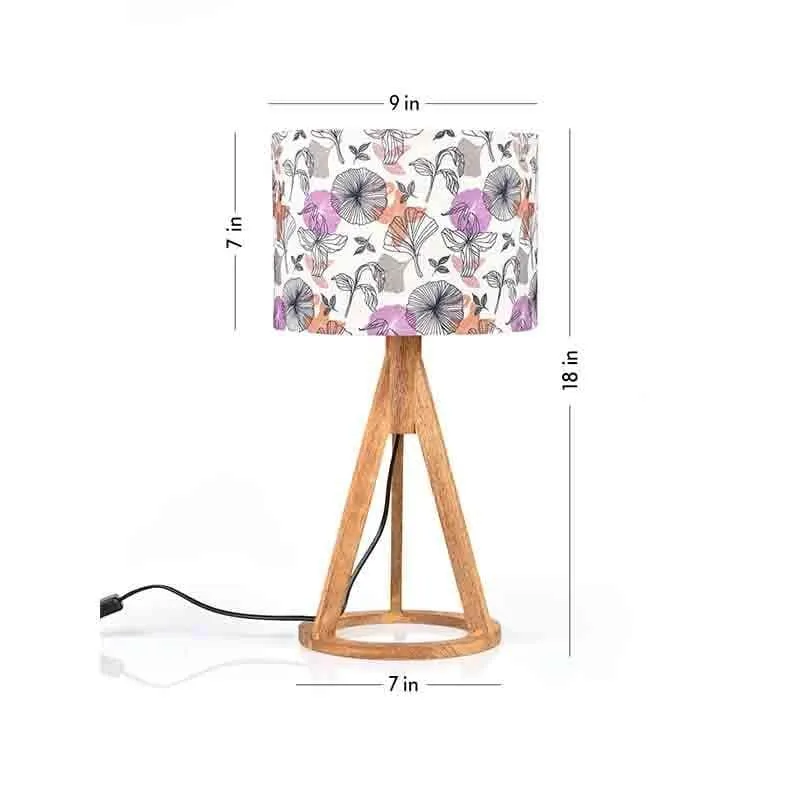 Baby Dandelions Fabric Table Lamp - Multicolor media 6