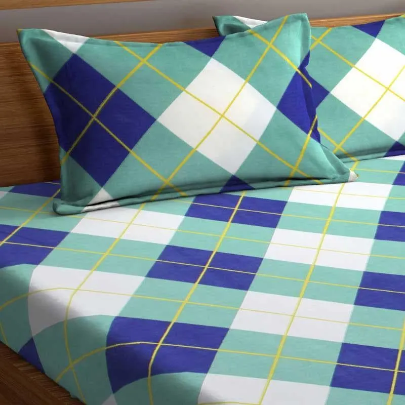 Makenna Printed Microfiber Bedsheet - 130 GSM media 5