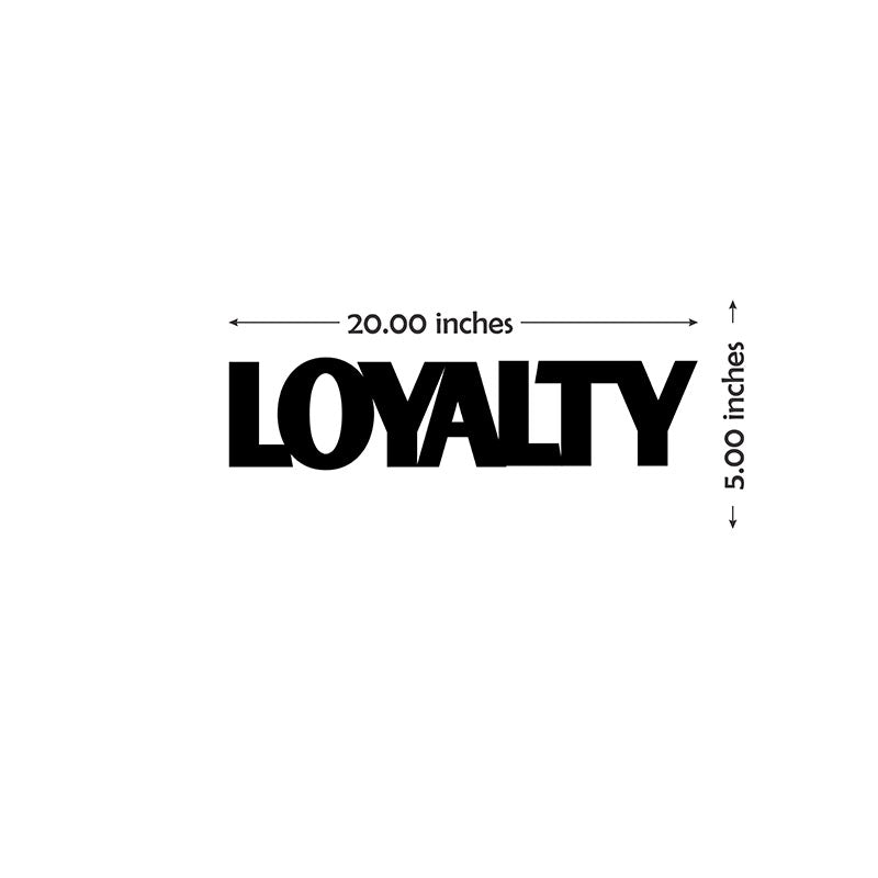 Loyality Iron Wall Accent media 5