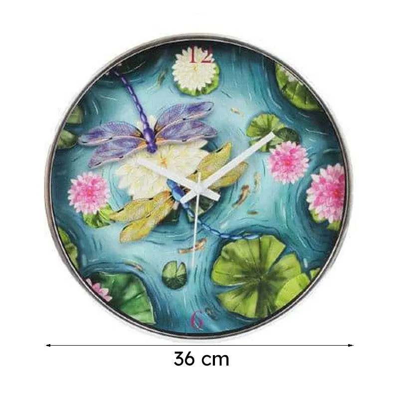 Lotus Pool Wall clock media 6