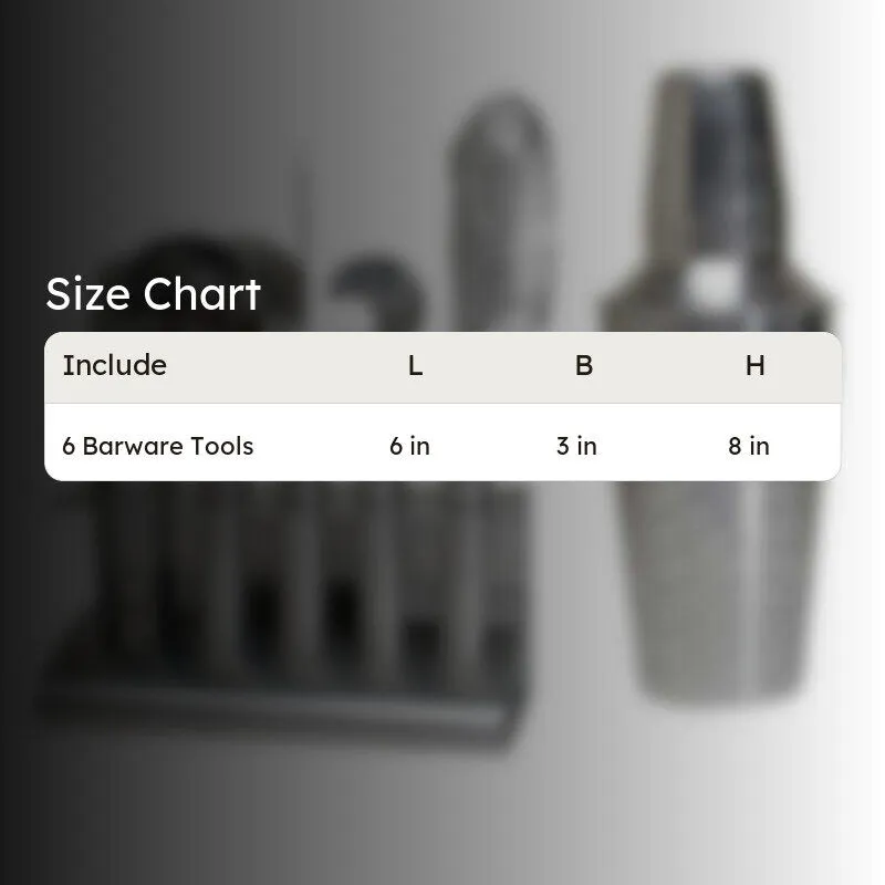 Miroe Barware Tools (550 ML) - Set of Six media 4