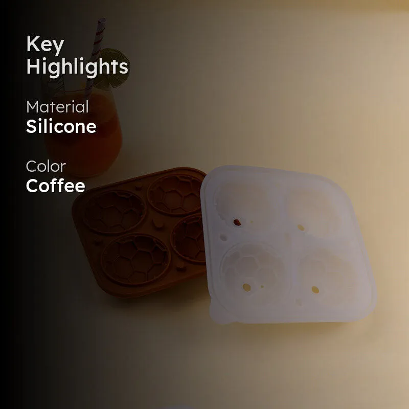 Blizz Silicone 4-Cube Ice Mould - Maroon media 2