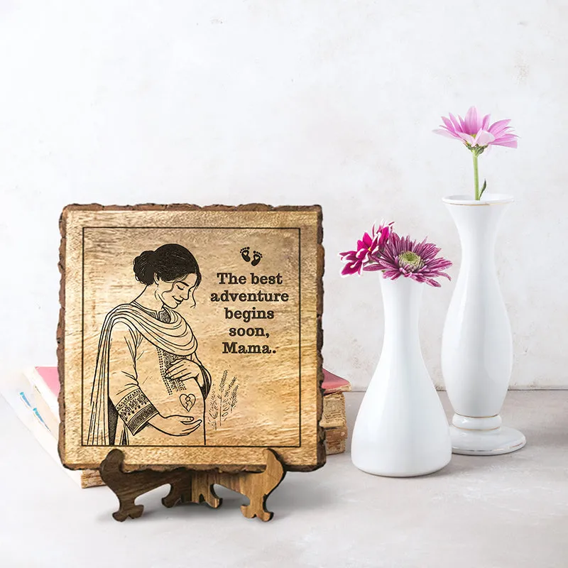 The Best Adventure Wood Showpiece - Square media 1
