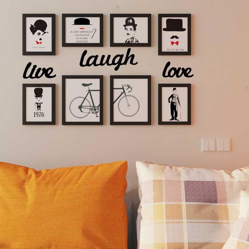 Live Laugh Love Frames - Set Of Eight