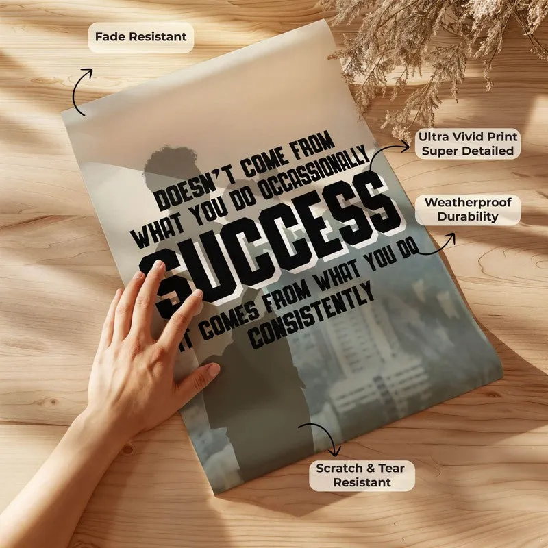 Success Mindset Wall Poster media 8