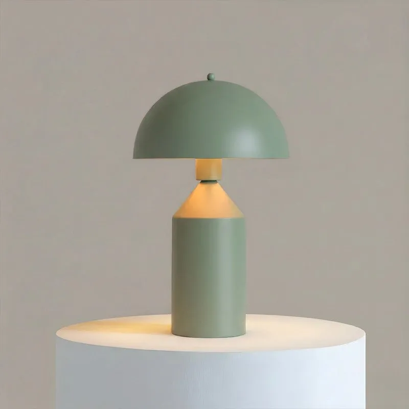 Fig Living Cone Pagen Metal Table Lamp - Blue media 1