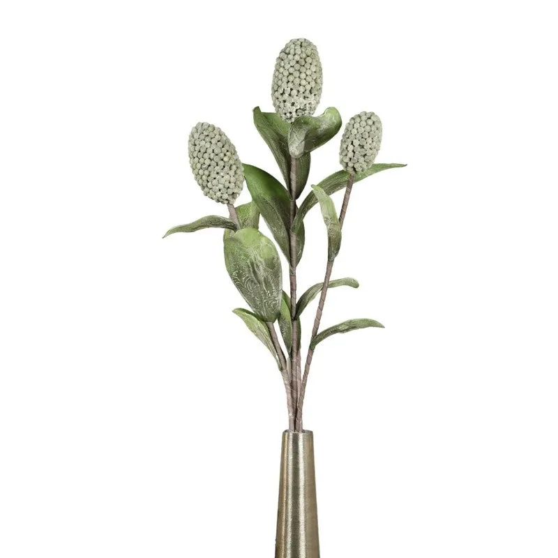 Decorative Artificial Corn Stalk Flower - Green media 3