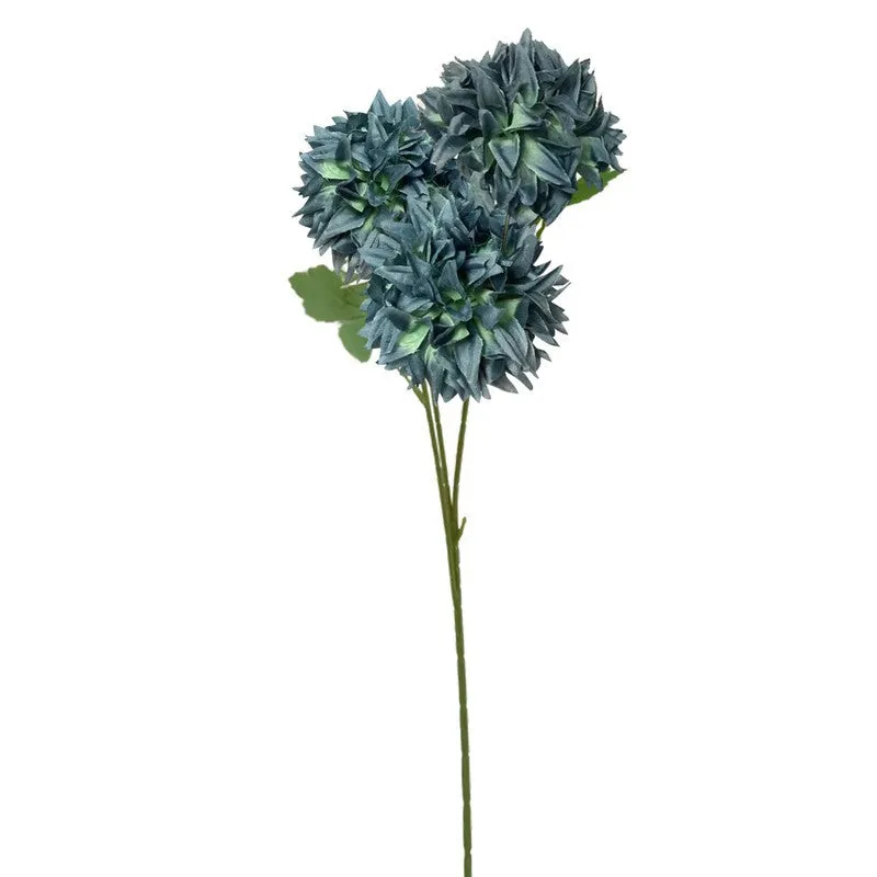Charm in Bloom (Blue ) Luxury Artificial Floral Decor - Set Of Two media 4