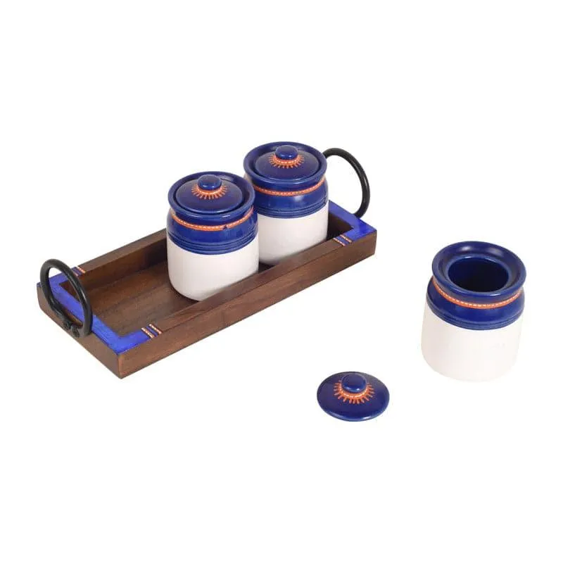 Mycia Storage Jar With Tray (85 mL Each) - Four Piece Set media 3