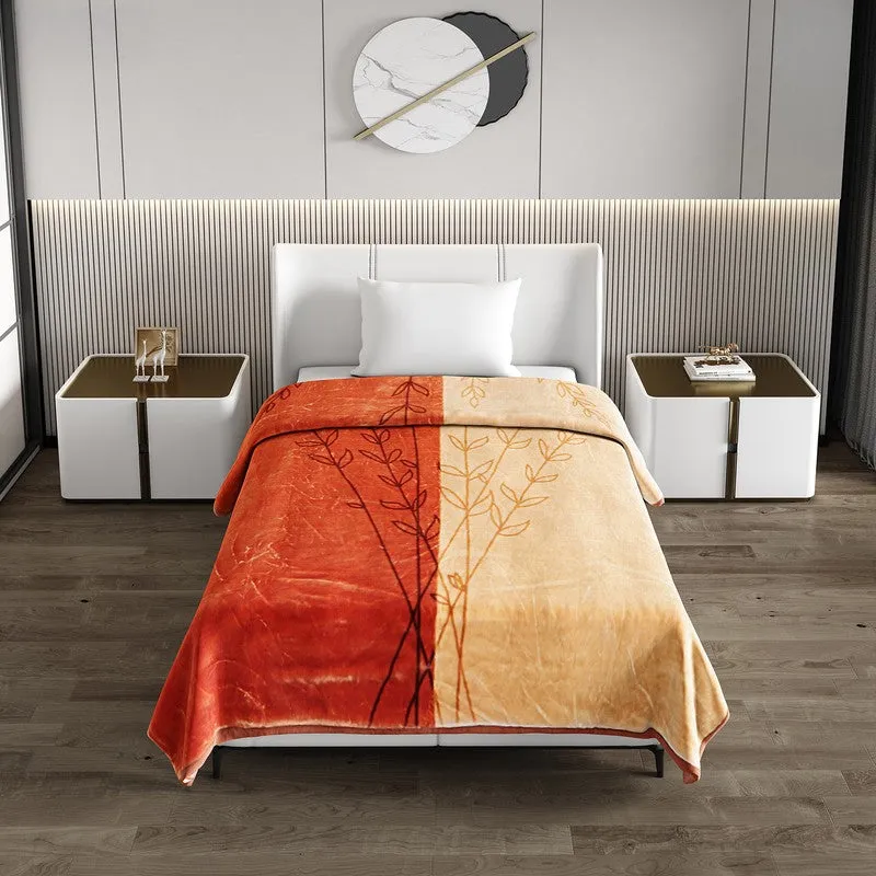 Monte Carlo Crimson Whisper Blanket (Orange)- 950 GSM media 3