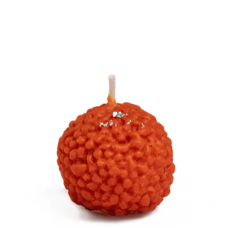 Motichoor Laddu Orange Scented Candle - Set Of Four media 5