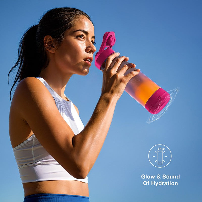 Sound and glow of Hydration Smart Water Bottle - Pink (770 mL) media 7