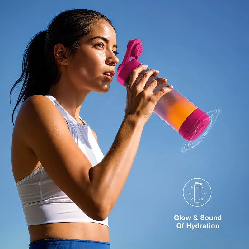 Sound and glow of Hydration Smart Water Bottle - Pink (770 mL) media 7