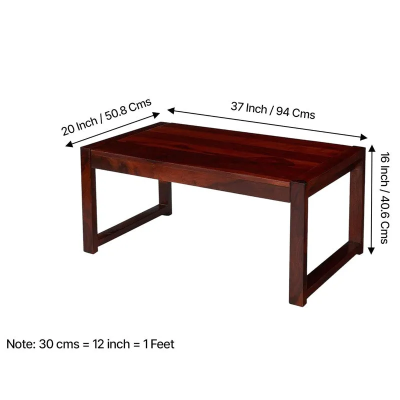 Zavex Sheesham Wooden Center Table media 12