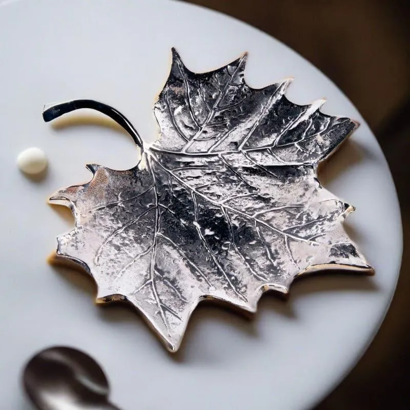 Maple Foliage Aluminum Platter media 1