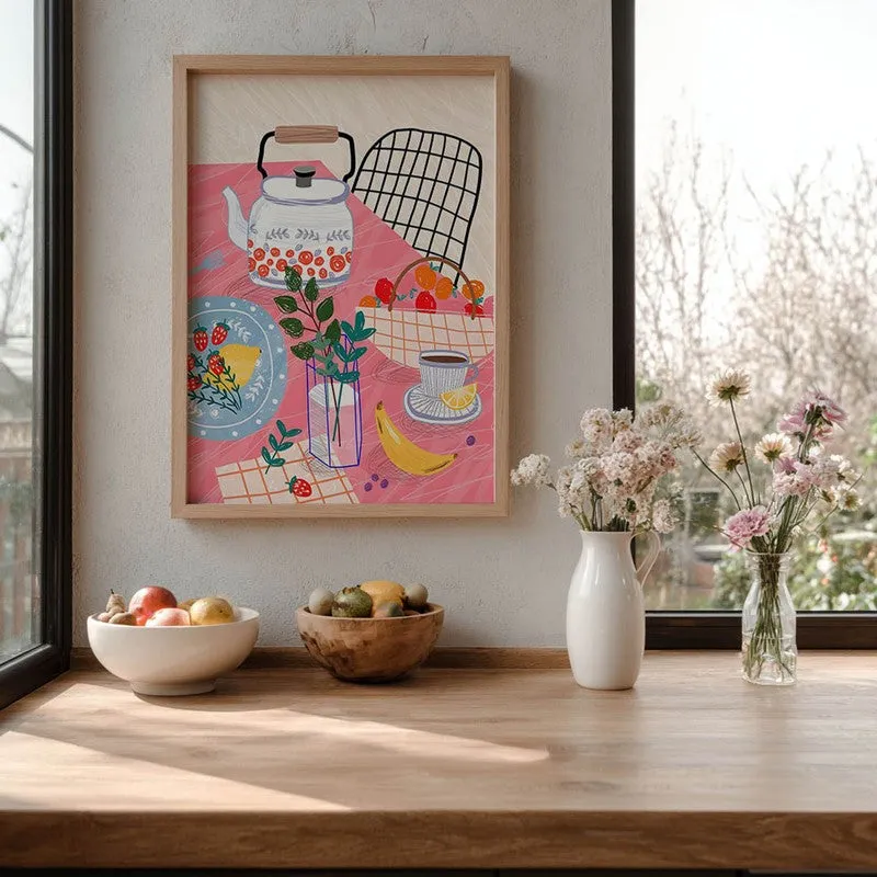 FineDining Archival Canvas Wall Art - Brown media 6