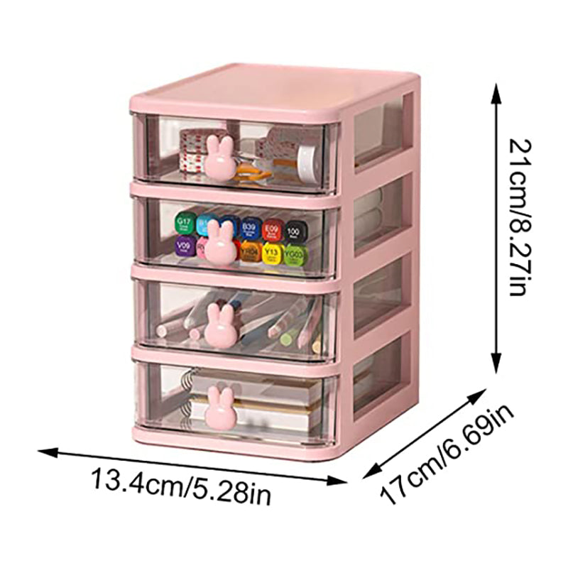 Stowly Four Tier Desk Organiser - Pink media 6