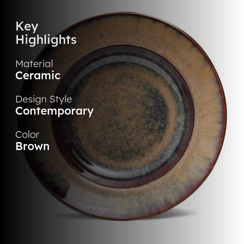 Sragen Glam Handmade Ceramic Platter media 2