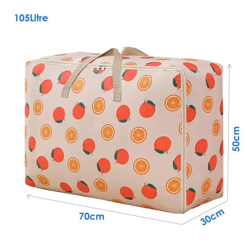 Inovia Fabric Cloth Organiser - Orange & Peach media 7