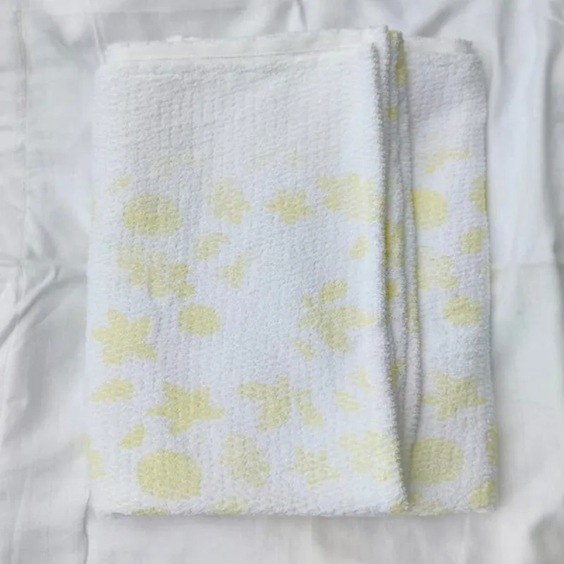 Petaline Floral Cotton Bath Towels - White media 5