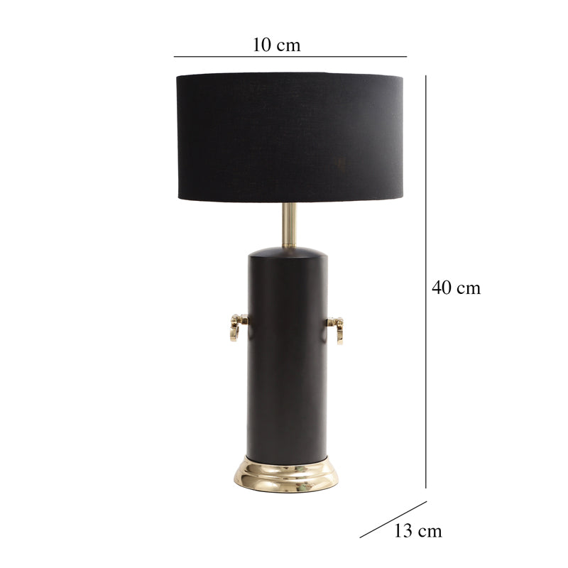 Yina Metal Iron Table Lamp - Black,Gold media 5