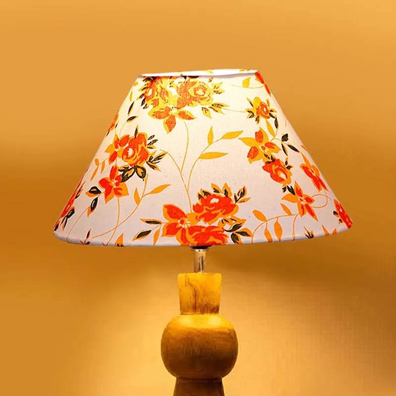 Angler Neo Printed Wooden Table Lamp - Multicolor media 4