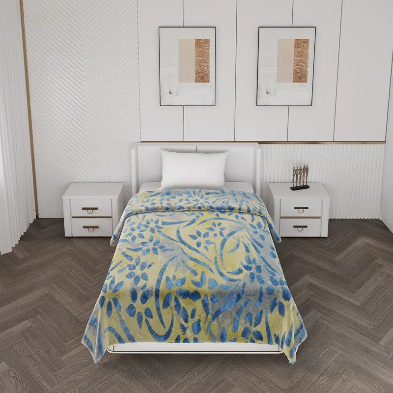 Monte Carlo Serene Oasis Blanket (Yellow,Green) - 600 GSM media 3