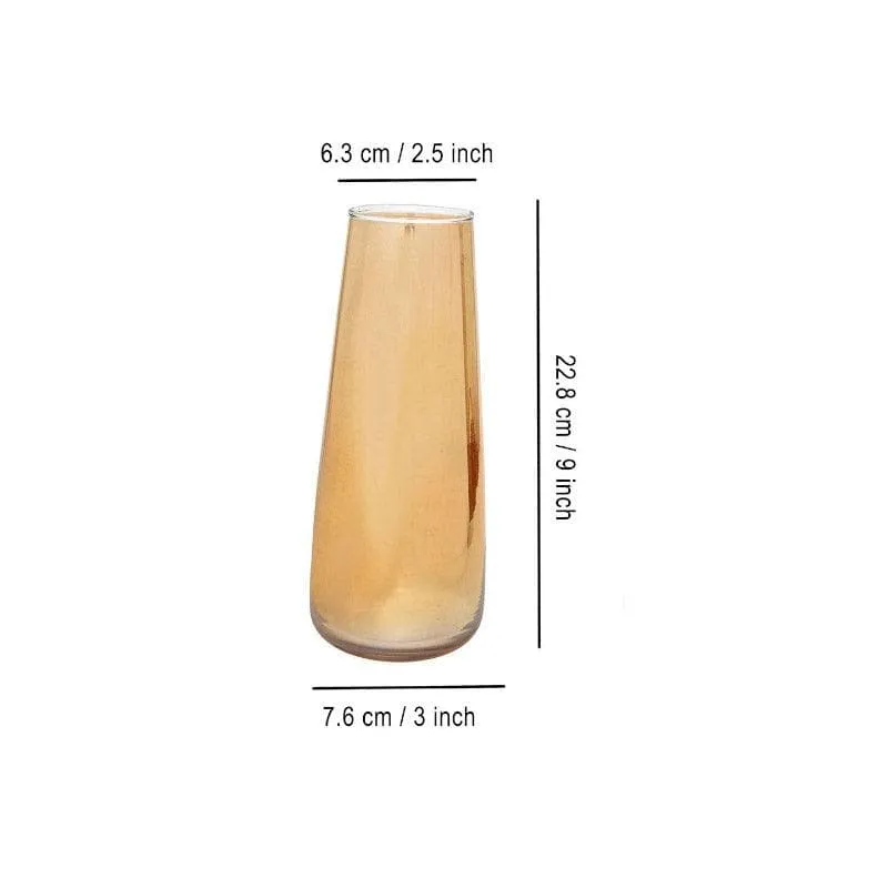 Madge Glass Vase - Brown media 5