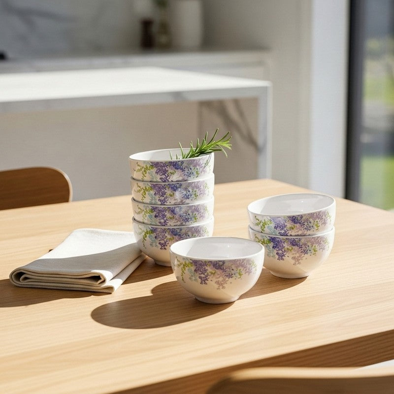 Monet Melamine Snack Bowls (300 mL Each) - Set of Six - 300 mL
