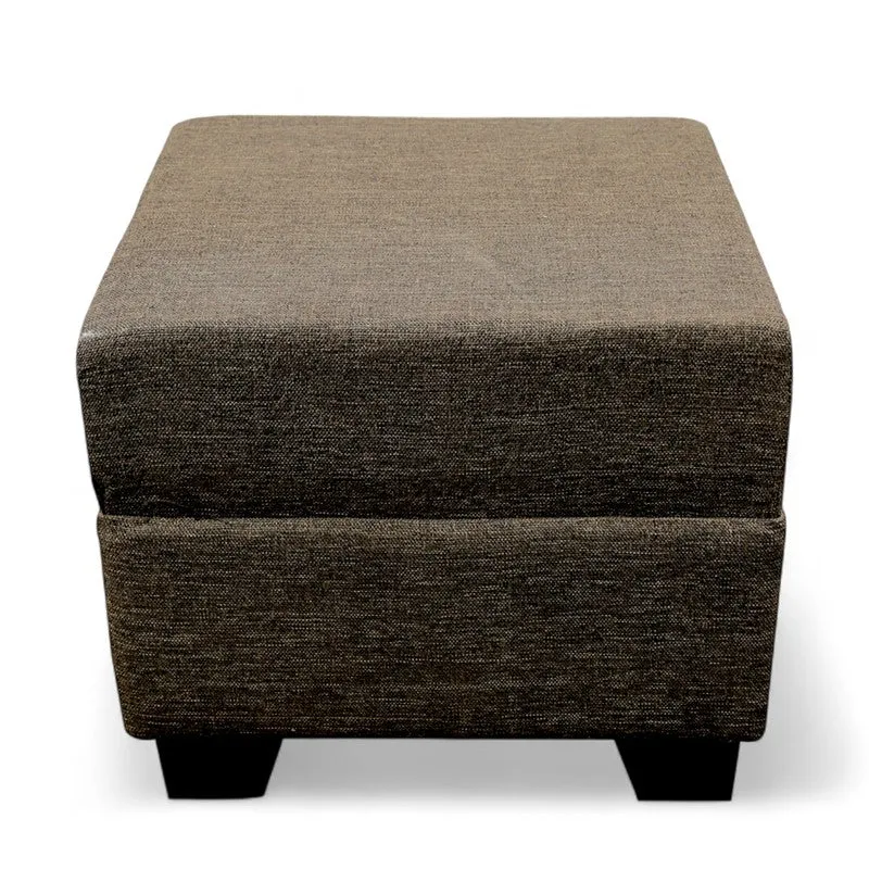 Krixon Pine Wood Pouffe - Brown media 3