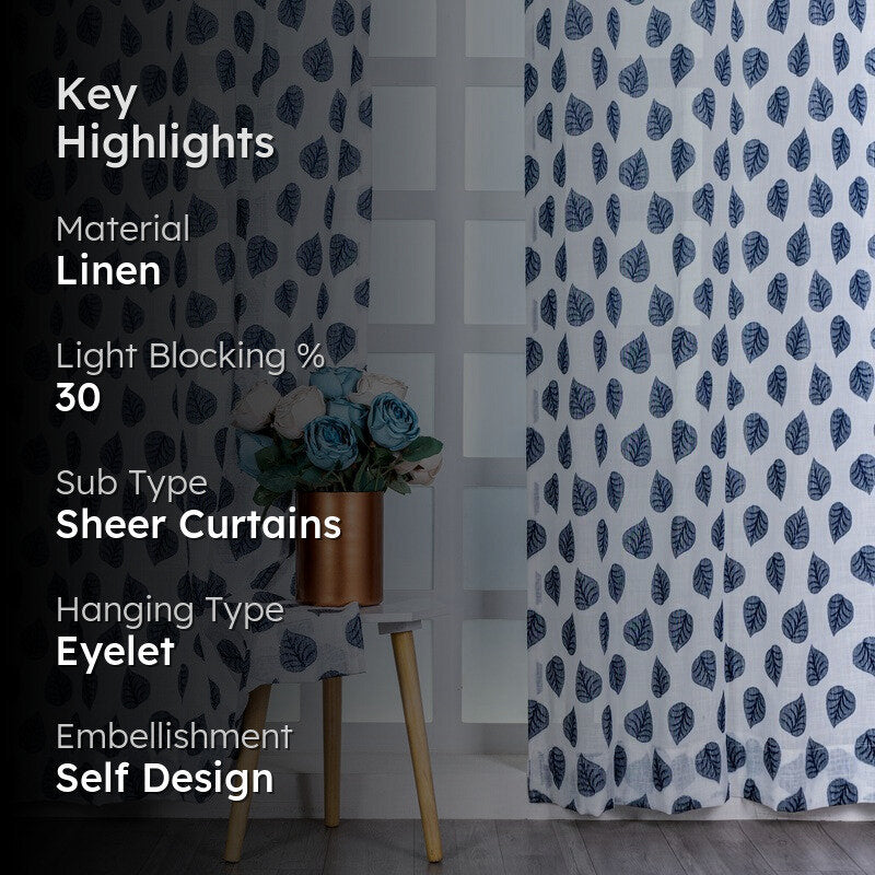Zorelle Artistic Floral Curtain - Set Of Two media 2