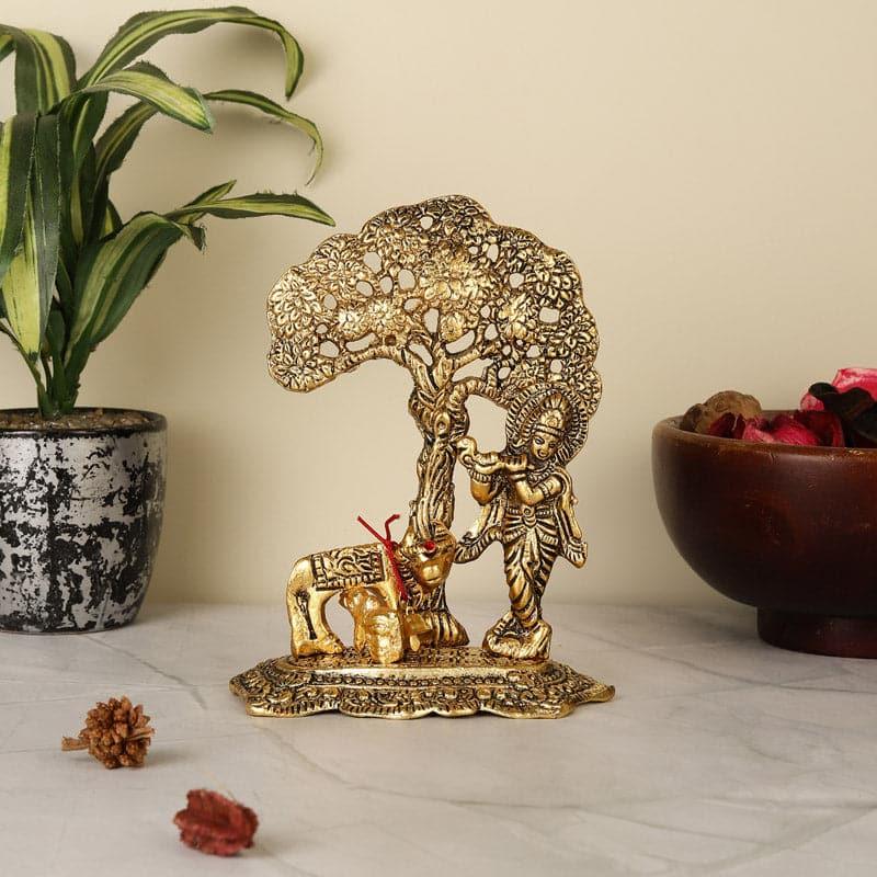 Sacred Krishna Nandi Idol media 3