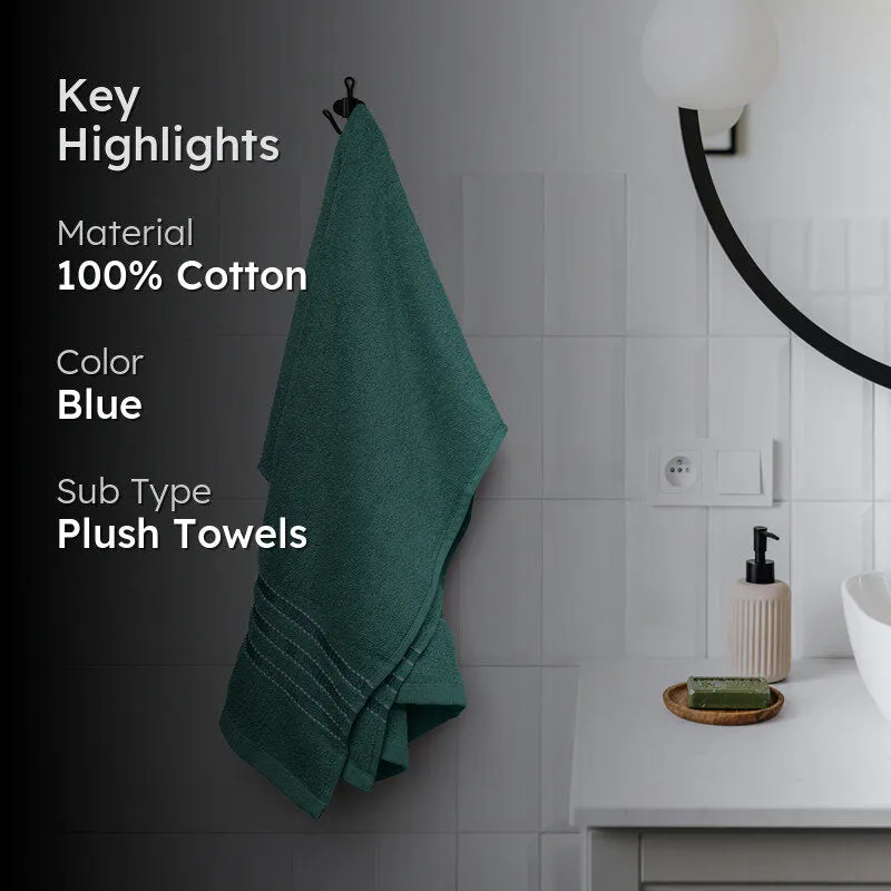 Micro Cotton LuxeDry Comfort Solid Bath Towel - Light Blue media 2