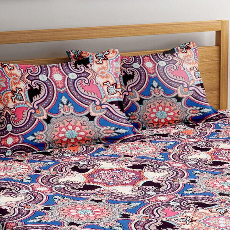 Rishiko Printed Microfiber Bedsheet  - 130 GSM media 3