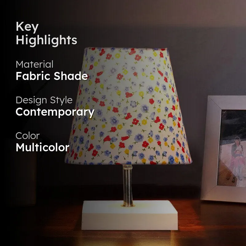Alsa Color Splash Fabric Table Lamp - Multicolor media 2