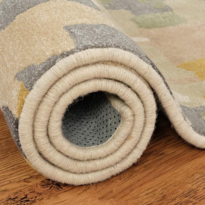 Horus Hand Tufted Abstract Wool & Nylon Carpet - Blue & Green media 6