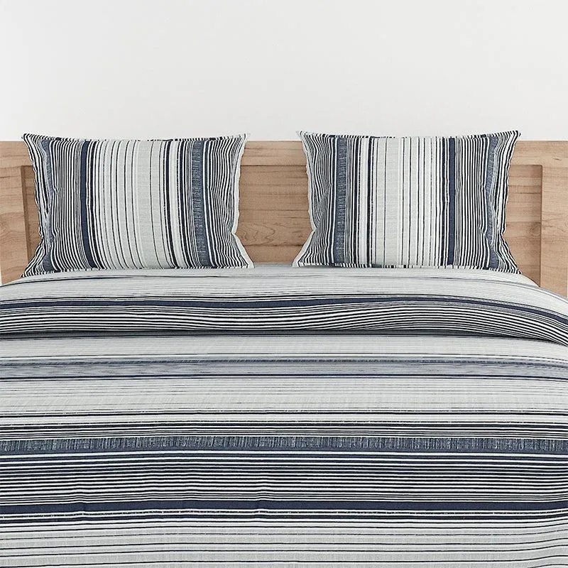 Swayam Skye Striped Bedding Set media 3