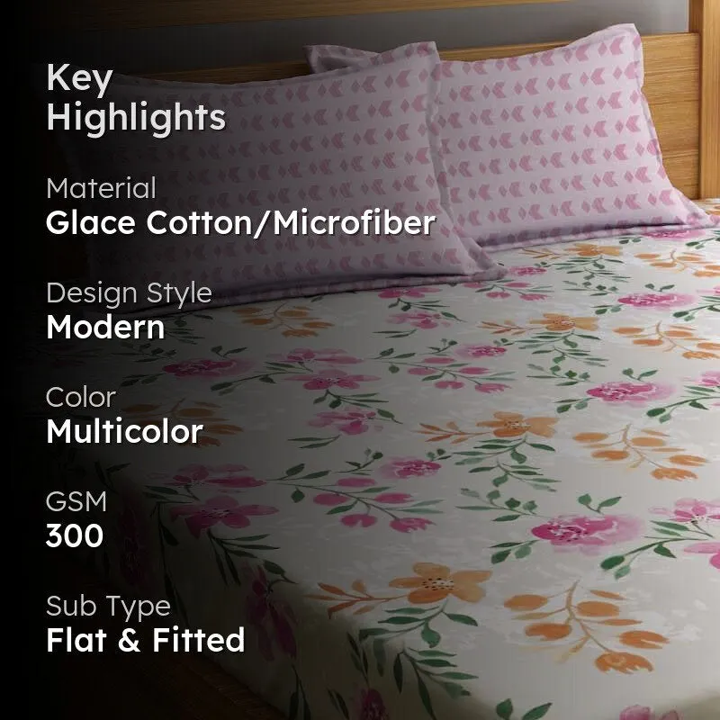 Funfair Frenzy Microfiber Bedsheet - 300 GSM media 2