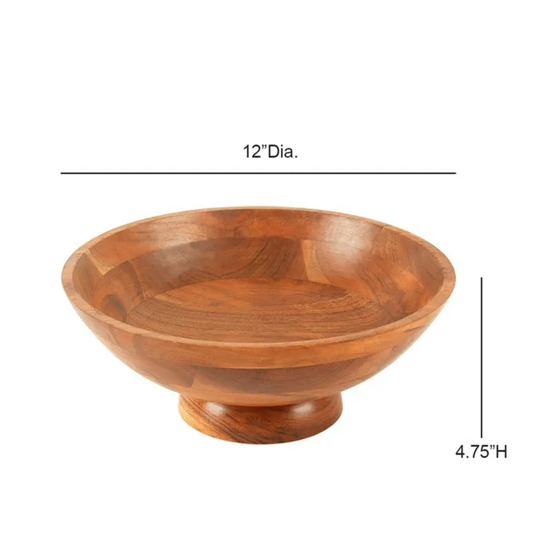 Hand-Turned Wood Mixing Bowl - 2625 mL media 8