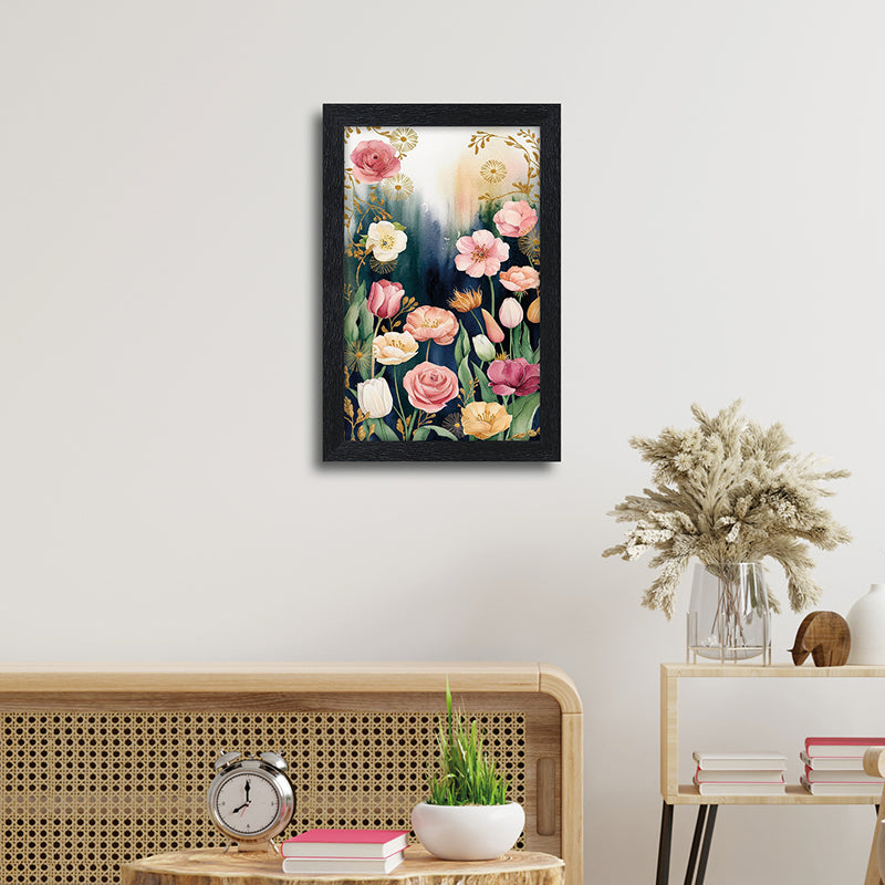 Pastel Garden Wall Painting