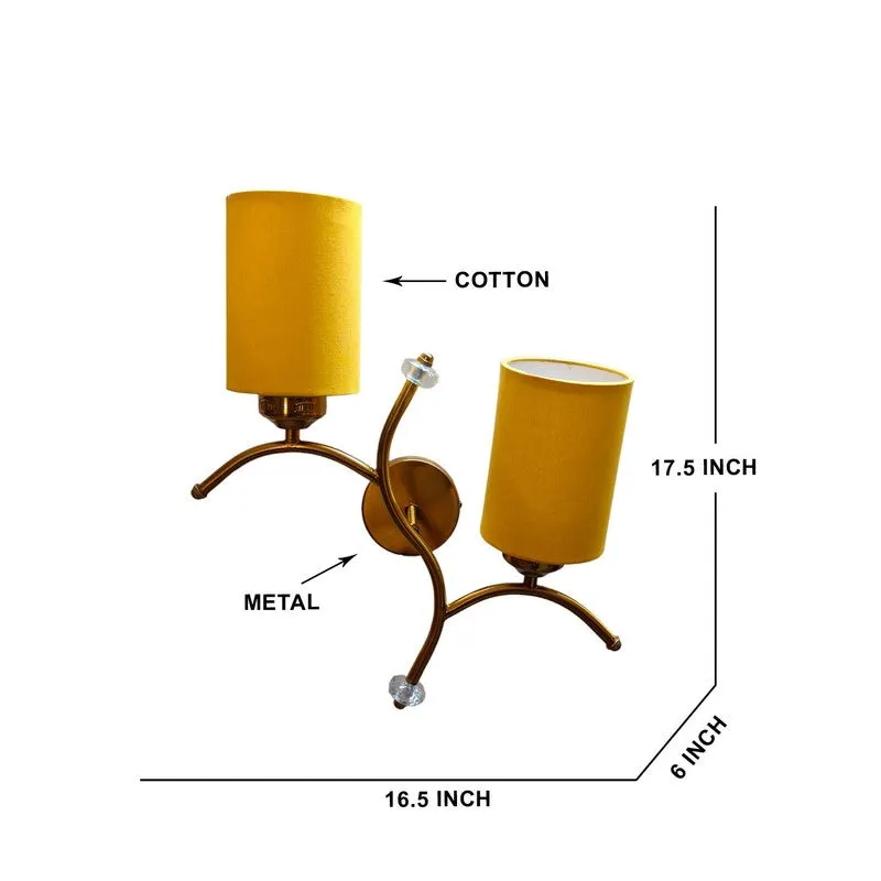 LumiBranch Dual Cotton Wall Lamp - Yellow media 7