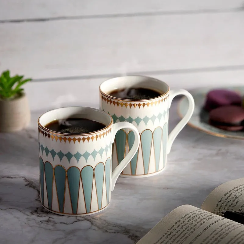India Circus Regal Romance Swing Mug (360 mL Each) - Set Of Two media 1