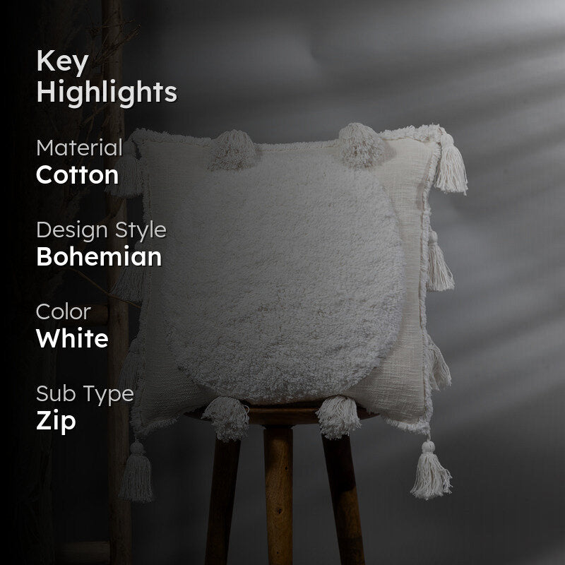 Plushe Tufted Cushion Cover media 2