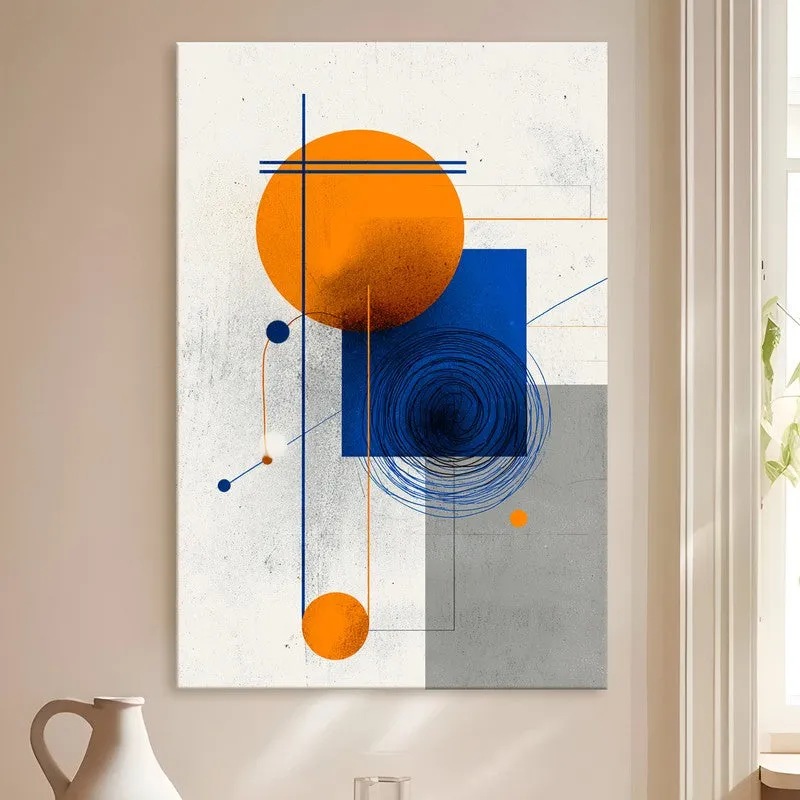 Modern Shape Harmony Canvas Wall Art media 4