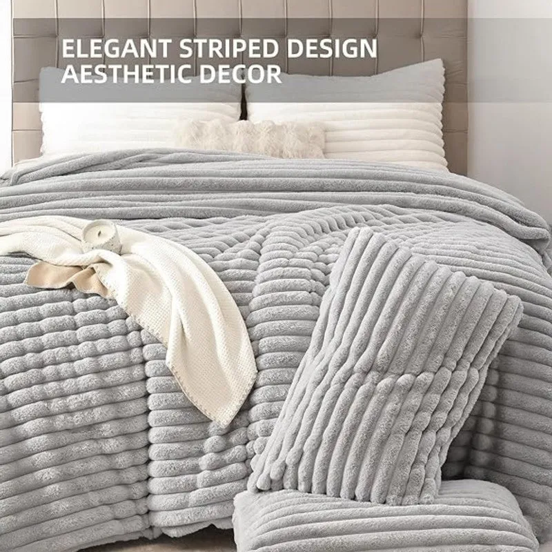 Pure Drape Comfort (Grey) Bedding Set - Four Piece Set media 7